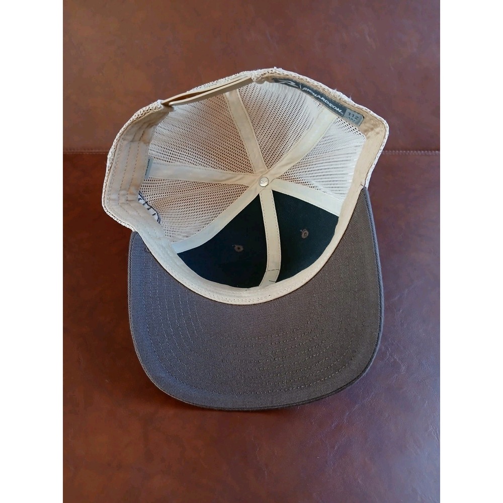 FARM & RANCH RICHARDSON Brand Style 112 Ball Snap Cap Adjustable Baseball #1597 - Picture 5 of 6